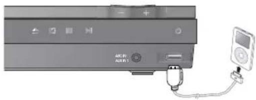 SAMSUNG HT-D555WK - Utilizzo di un iPod/iPhone - 1