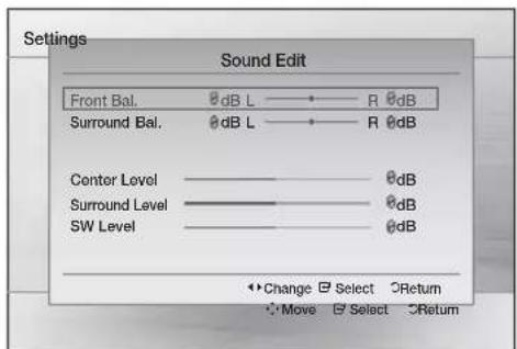 SAMSUNG HT-D555WK - Sound Edit - 1