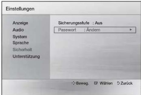 SAMSUNG HT-D555WK - Passwort ändern - 1