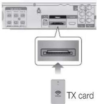 SAMSUNG HT-D555WK - Connecting the Optional Wireless Receiver Module - 3