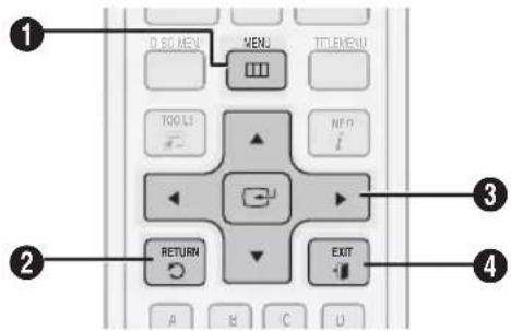 SAMSUNG HT-D555WK - Impostazione del menu di confi gurazione - 1