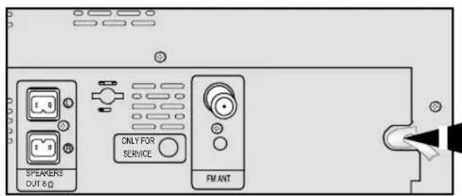 SAMSUNG MM-D320 - Branchement de votre micro chaine sur le secteur - 2