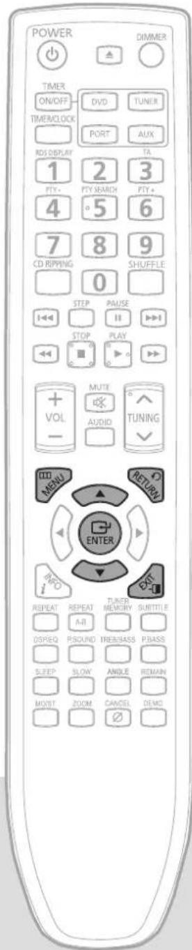 SAMSUNG MM-C530D - Configuration du type de l'écran du téléviseur - 1
