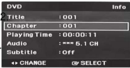 SAMSUNG MM-C530D - Accéder à un chapitre - 1