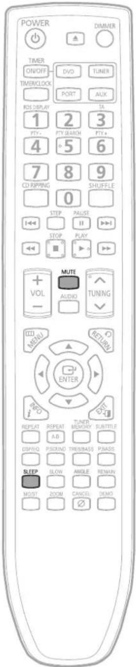 SAMSUNG MM-C530D - Fonction Sleep Timer / Fonction Mute - 1