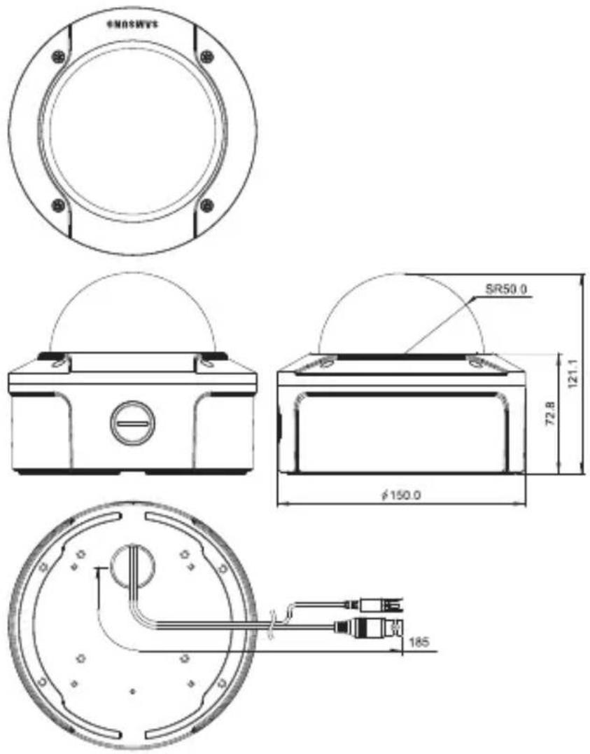 SAMSUNG SCC-B5395N - Per collegare i cavi - 1