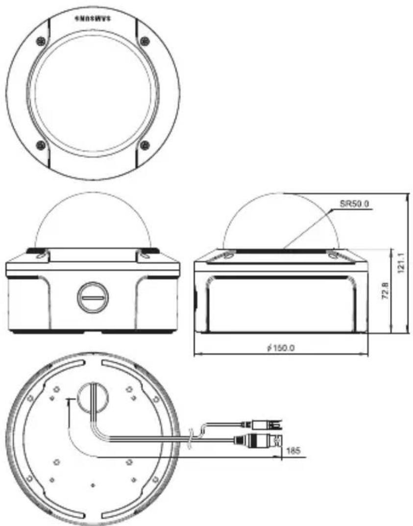 SAMSUNG SCC-B5395N - Einstellen der Kamerarichtung - 2