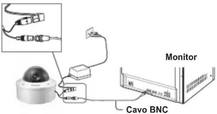 SAMSUNG SCC-B5395N - Collegare i cavi e cambiare le impostazioni - 1