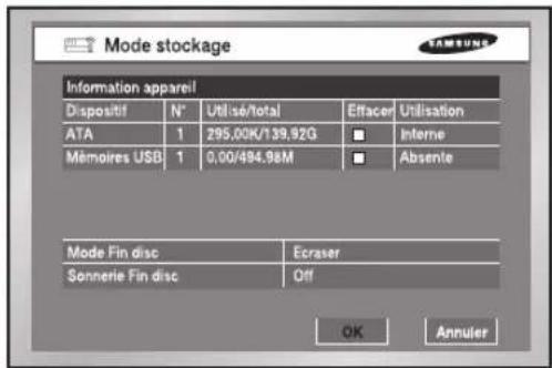 SAMSUNG SHR-2082P2 - Mode stockage - 1