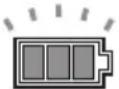 MAKITA HW001G - Pulsante di controllo delle batterie - 1