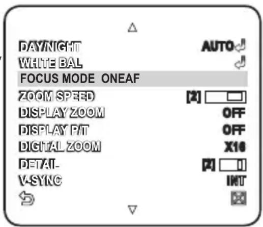 SAMSUNG SCC-C7439P - FOCUS mODE - 1
