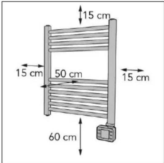 Eurom Sani Bathroom Radiator 800 Wifi - FORSIGTIG - 1