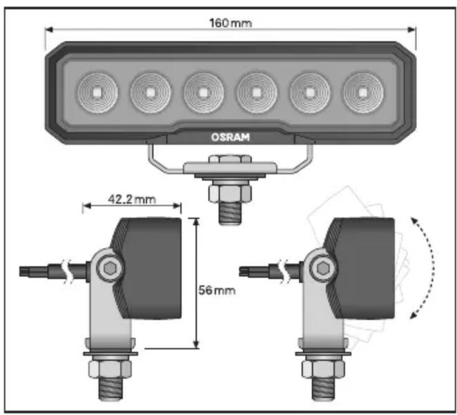 Osram LEDriving Lightbar WL VX150-WD - LEDriving® - 4