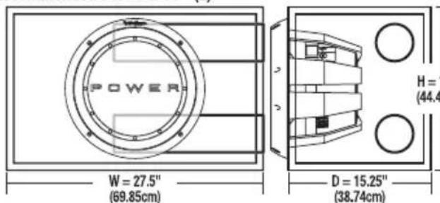 Rockford Fosgate Power T212D4 - Advantages of vented enclosures: - 9