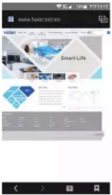 HAIER Leisure L55s - Browser - 1