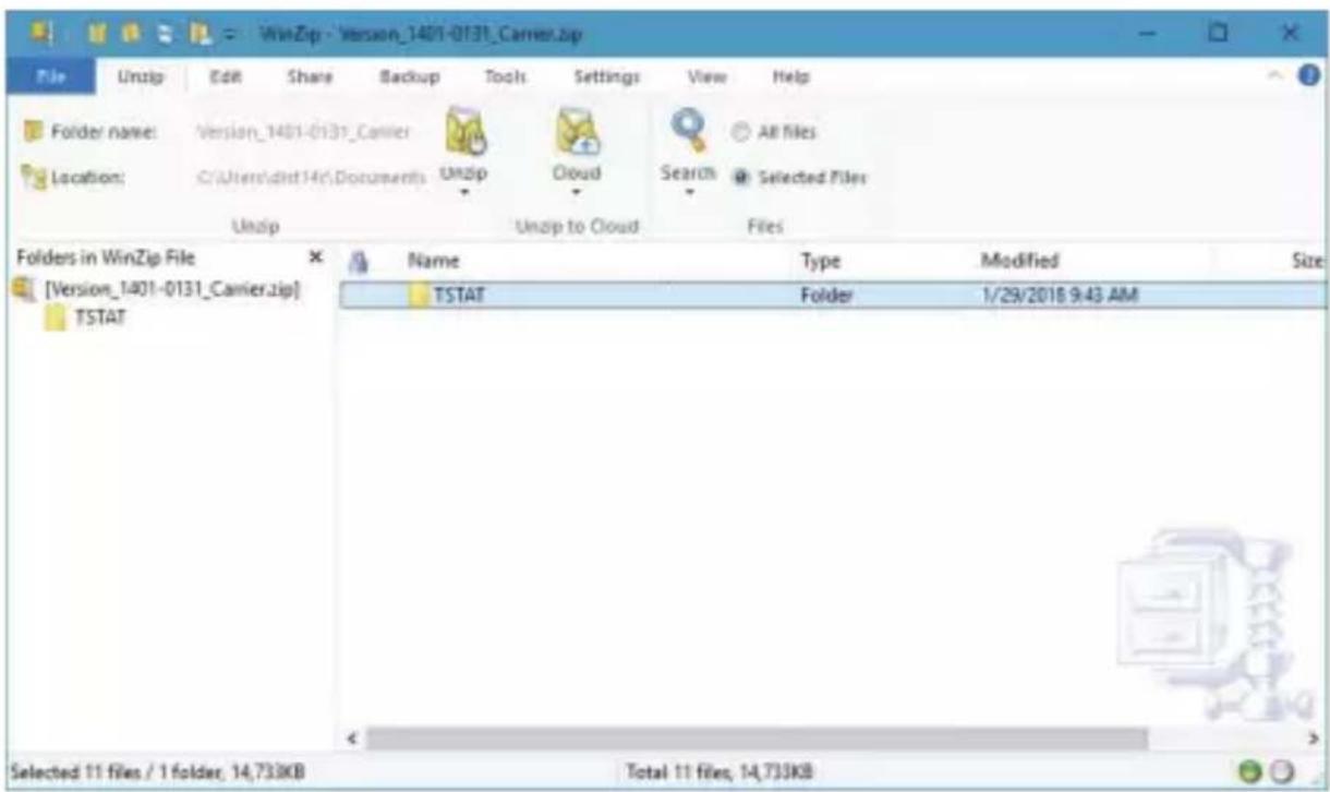 CARRIER Infinity SYSTXCCWIF01-B - Mise à jour du logiciel à l'aide d'une carte micro SD pour la série B - 2