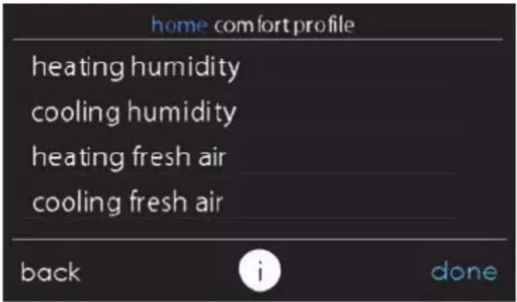 CARRIER Infinity SYSTXCCICF01-B - Contrôle de l'humidité lorsque vous êtes à la maison - 1