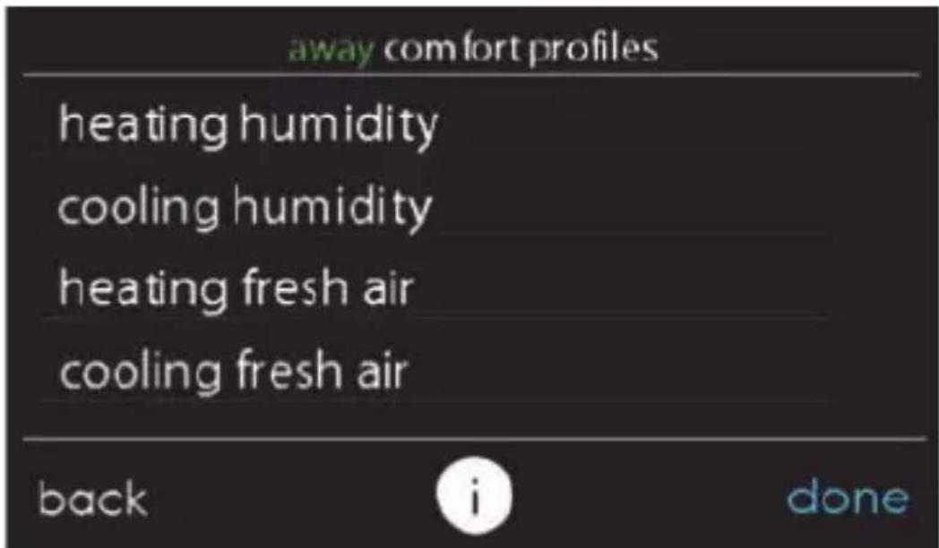 CARRIER Infinity SYSTXCCITC01-B - Contrôle de l'humidité lorsque vous êtes absent - 1