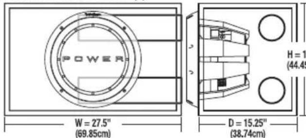 Rockford Fosgate Power T110D2 - Advantages of vented enclosures: - 9