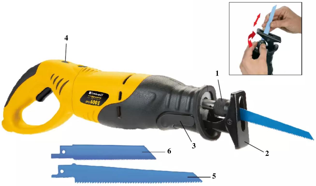 Bavaria by Einhell BFS 600 E - Technical data: - 1