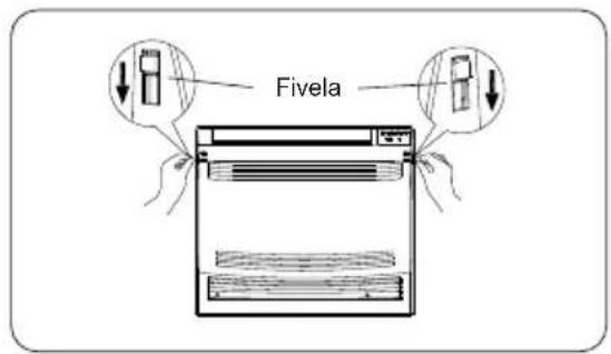 TCL MN12Z0 - - Retire a tela do filtro de ar - 1