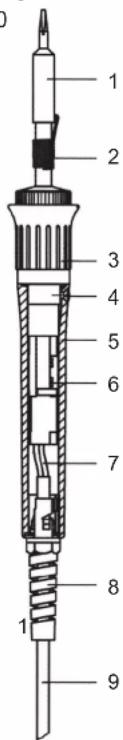 Ersa ANALOG 60 A - Changement de I'element thermique/ de la conduite de raccordement (ill. 6) - 2