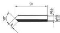 Ersa ANALOG 60 A - Pannes durables ERSADUR renforcés Inserts de dessoudage IC MaccNBhie naJIbHbe xana ERSADURHacaKn ERSA nIyBinaBaHn DIP - 3