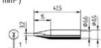 Ersa Multi-TC - Pointes à souder ERSADUR\* - 8