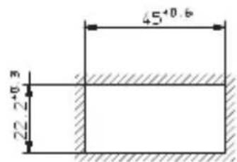 Kübler Codix 532 - Dimensiones del vizualidor digital - 2