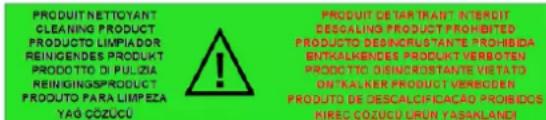 MBM MC201E - REPLACEMENT OF THE CHEMICAL CONTAINER (Priming Cleaner function): - 2