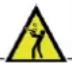 MBM CMG10 - Op de apparatuur aanwezige signaleringsplaatjes - 21