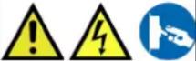 MBM CMG6 - Op de apparatuur aanwezige signaleringsplaatjes - 15