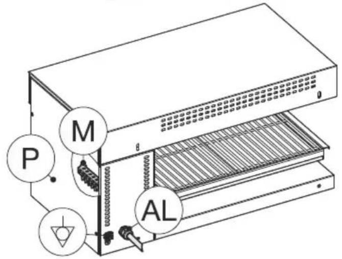 MBM SAE561M - INSTALLATION AND CONNECTION TO THE POWER SUPPLY - 4