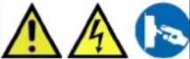 MBM CME4 - Targhette di segnalazione presenti sull'apparecchiatura - 15