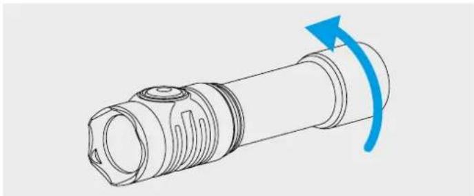 ArmyTek Prime C2 Pro - FÖR ATT INSTALLERA/BYTA BATTERIET: - 1