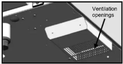 MBM MC201G - CLEANING THE ELECTRONIC COMPARTMENT VENTILATION OPENINGS - 1