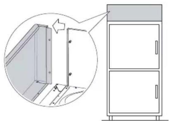 MBM A70BT2P - Reversing the double door opening - 3