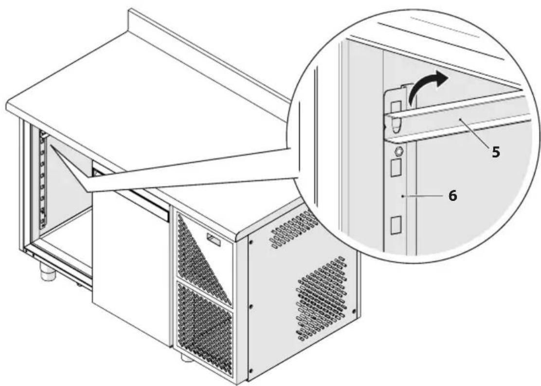 MBM T73BTAR - Remplacement de porte avec élément à tiroirs - 6