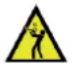 MBM CYE10 - Op de apparatuur aanwezige signaleringsplaatjes - 21
