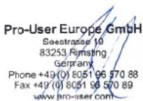 Pro-User IBC800 - Harmonisierte EN-Normen - 1