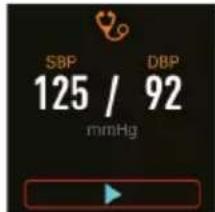 SBP 125 / 92 mmHg