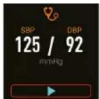 SBP 125 / 92 mmHg
