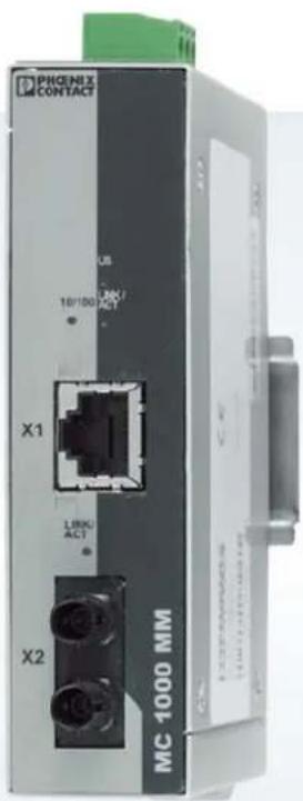 Phoenix Contact ETH-2S - Convertisseur de média pour conversion à la fibre optique - 2