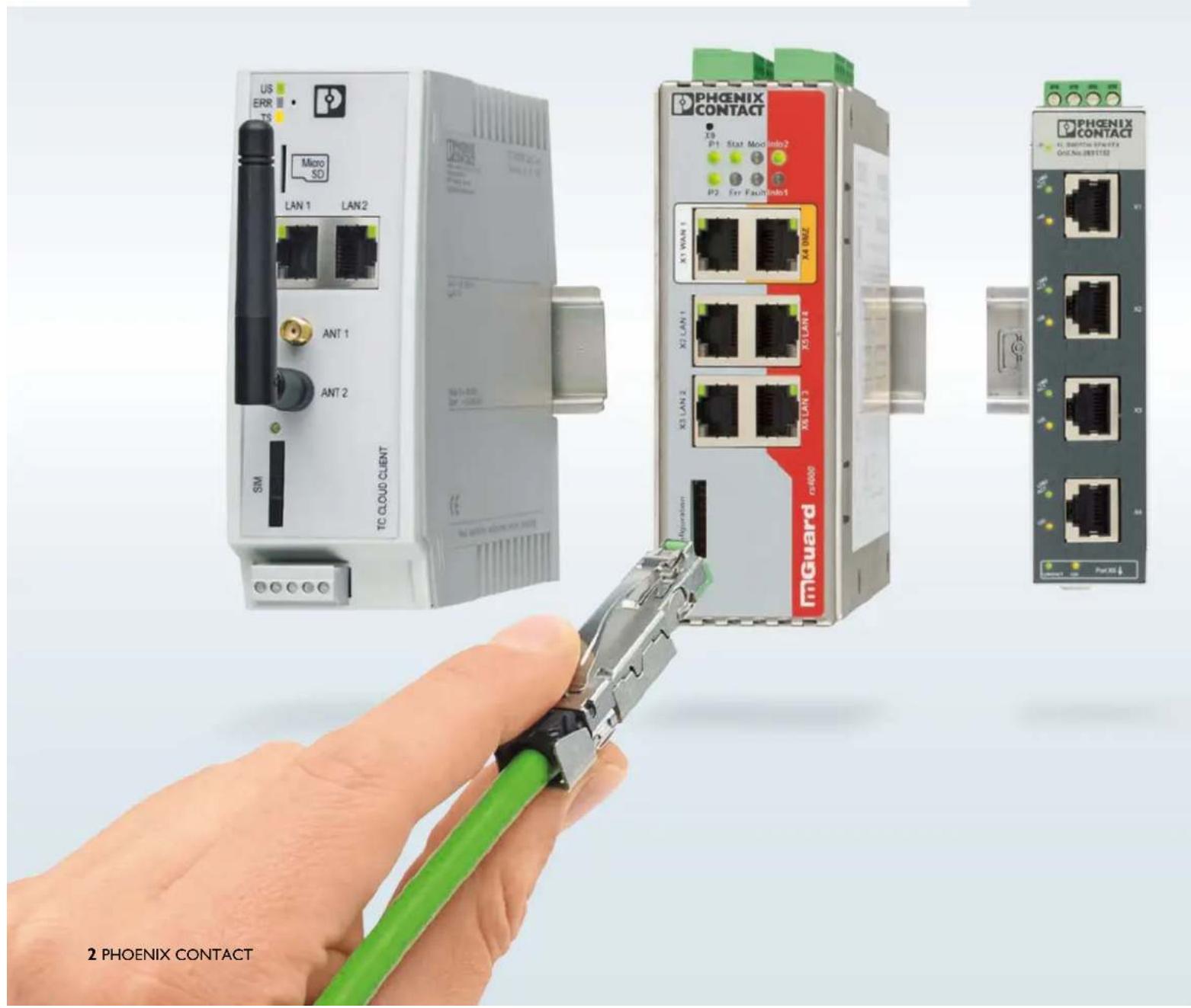 Phoenix Contact ETH-2S - La gamme de produits réseau Ethernet industriel de PHOENIX CONTACT - 1