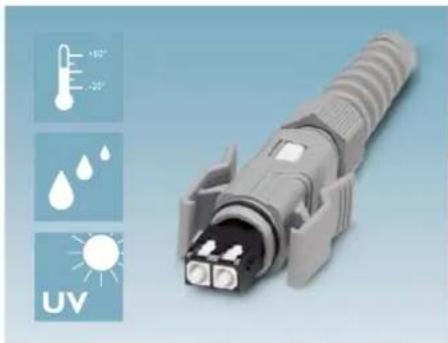 Phoenix Contact ETH-2S - Câblage fibre optique pour transmission de données pour réseaux et bus de terrain - 7