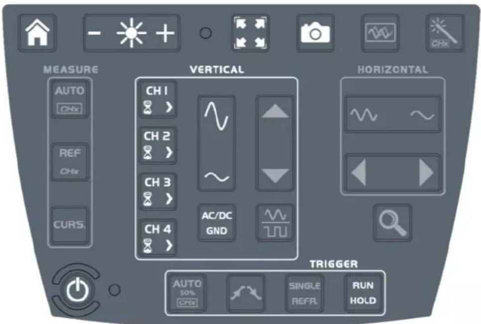 METRIX ScopiX IV OX 9304 - Touches/clavier actives en mode Multimètre - 1