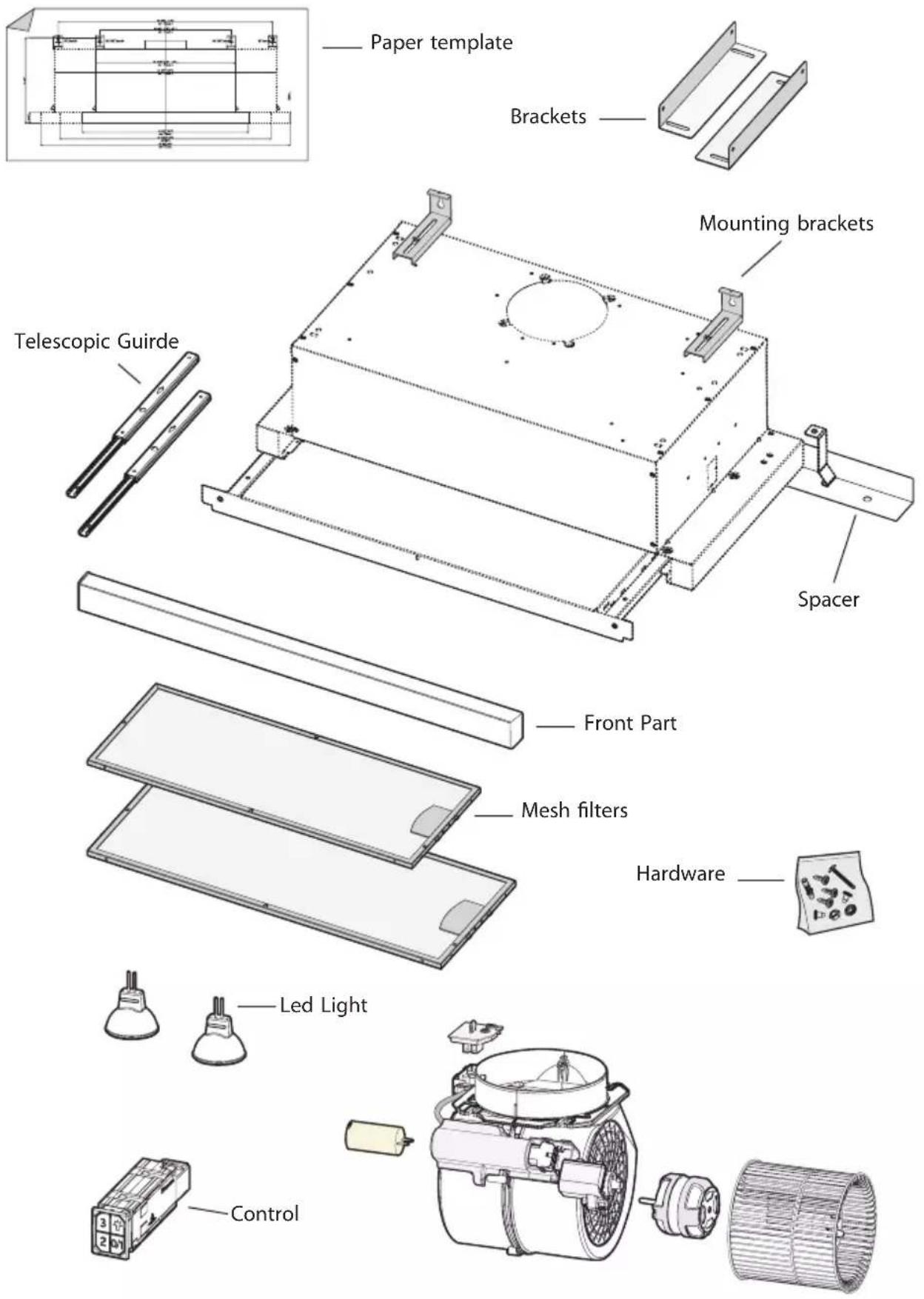 Zephyr ZVA-M90AS290 - List of Materials - 1