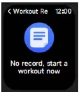 < Workout Re 12:00 No record, start a workout now