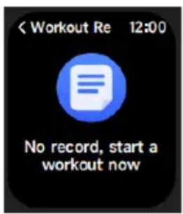 < Workout Re 12:00 No record, start a workout now