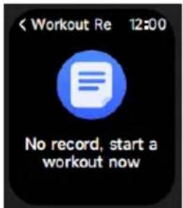 < Workout Re 12:00 No record, start a workout now